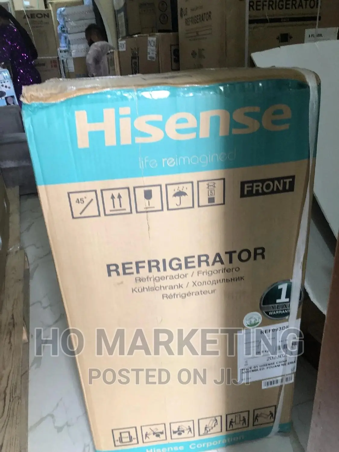 New 90l Hisense Single Door Refrigerator (Ref093dr)