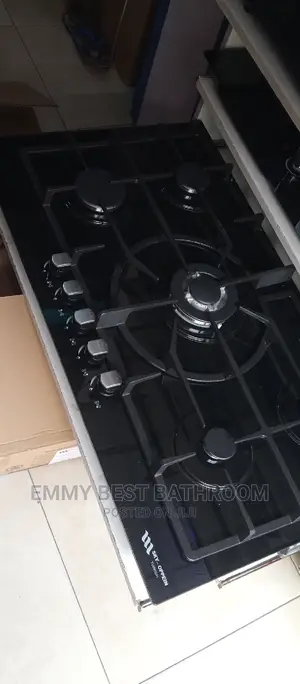 Executive 5 Burner Gas Glass Top