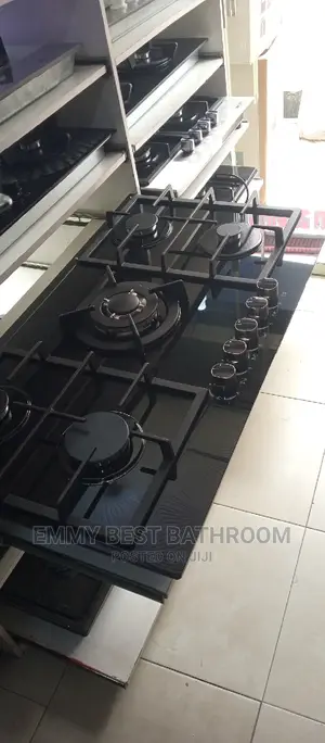 Executive 5 Burner Gas Glass Top