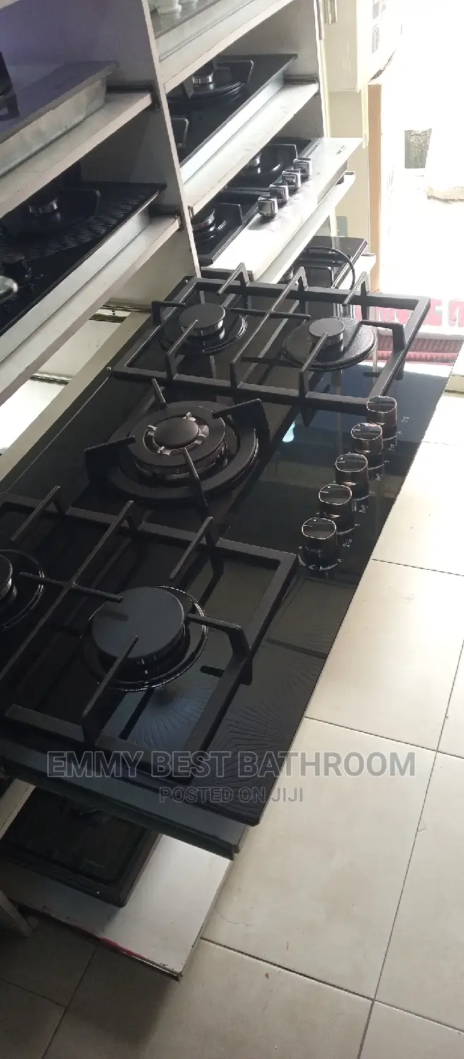 Executive 5 Burner Gas Glass Top