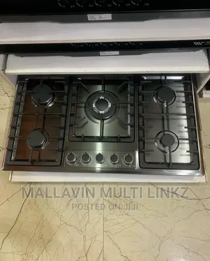 Inbuilt Gas Cookers 5 Burner Stainless Steel