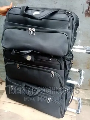 Set of 3 Blackstar Express Traveling Bag With Trolley Wheel