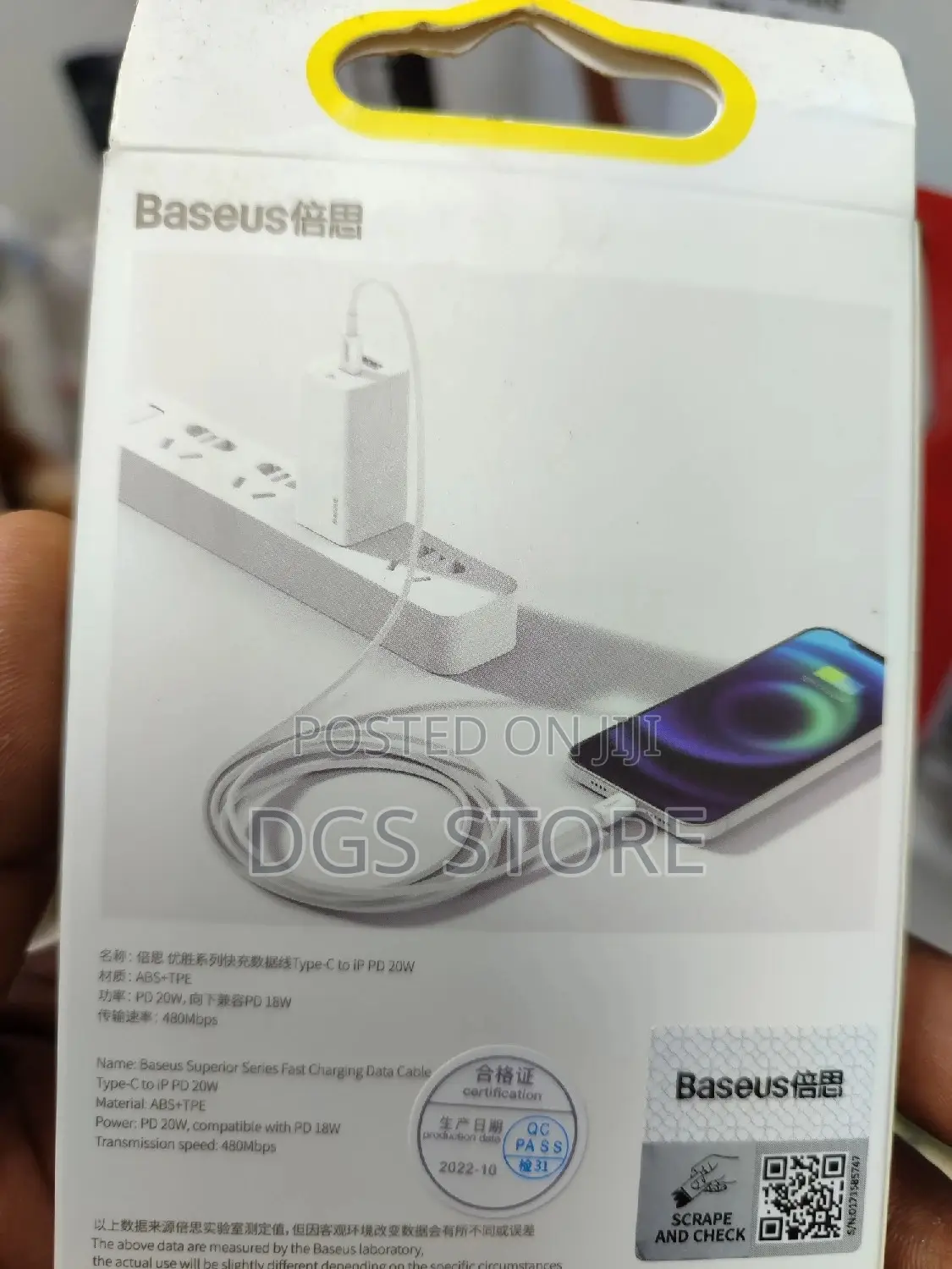 Baseus Superior Series Fast Charging Cable Type Ctoiphone20w