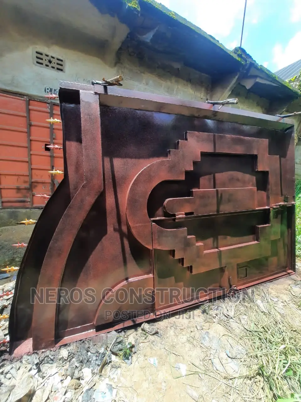 14ft Chaka Plated Steel Gate