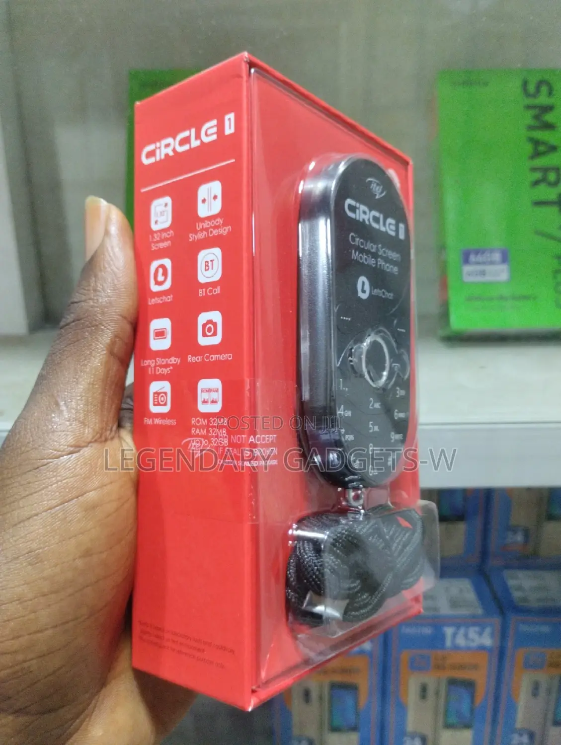 New Itel Circle 1 Black