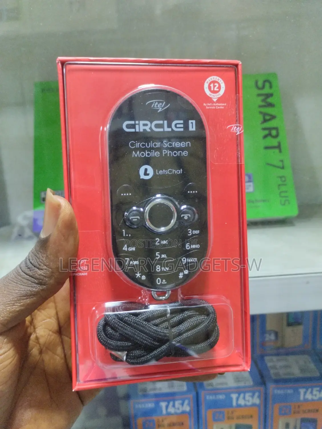 New Itel Circle 1 Black