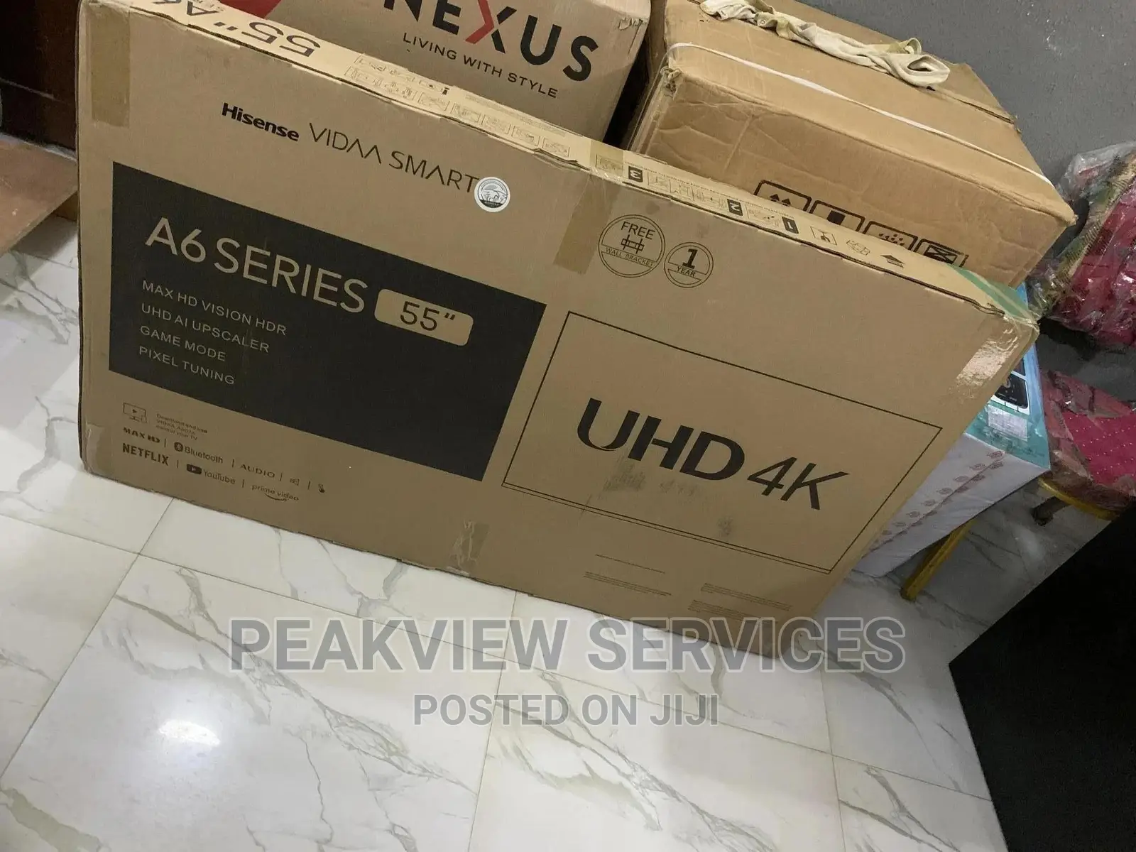 Affordable 55 Inches UHD Hisense TV +Netflix+Youtube