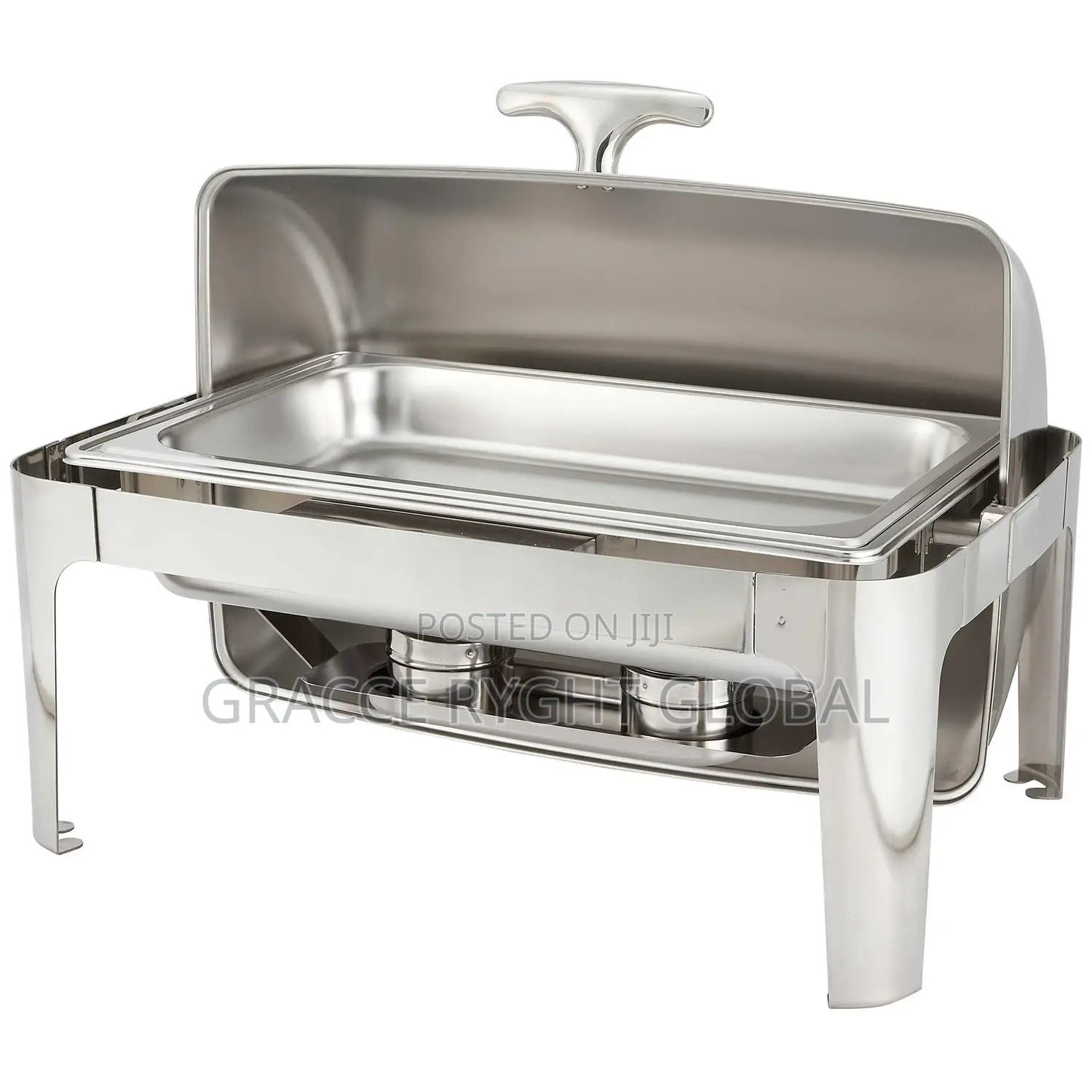 Roll Top Rectangular Chaffing Dish