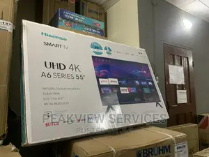 Brand New 55” Smart TV Hisense 55 Inches UHD Smart TV