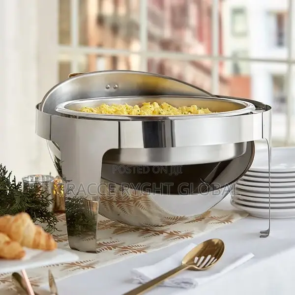 Roll Top Round Chaffing Dish