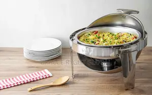 Roll Top Round Chaffing Dish