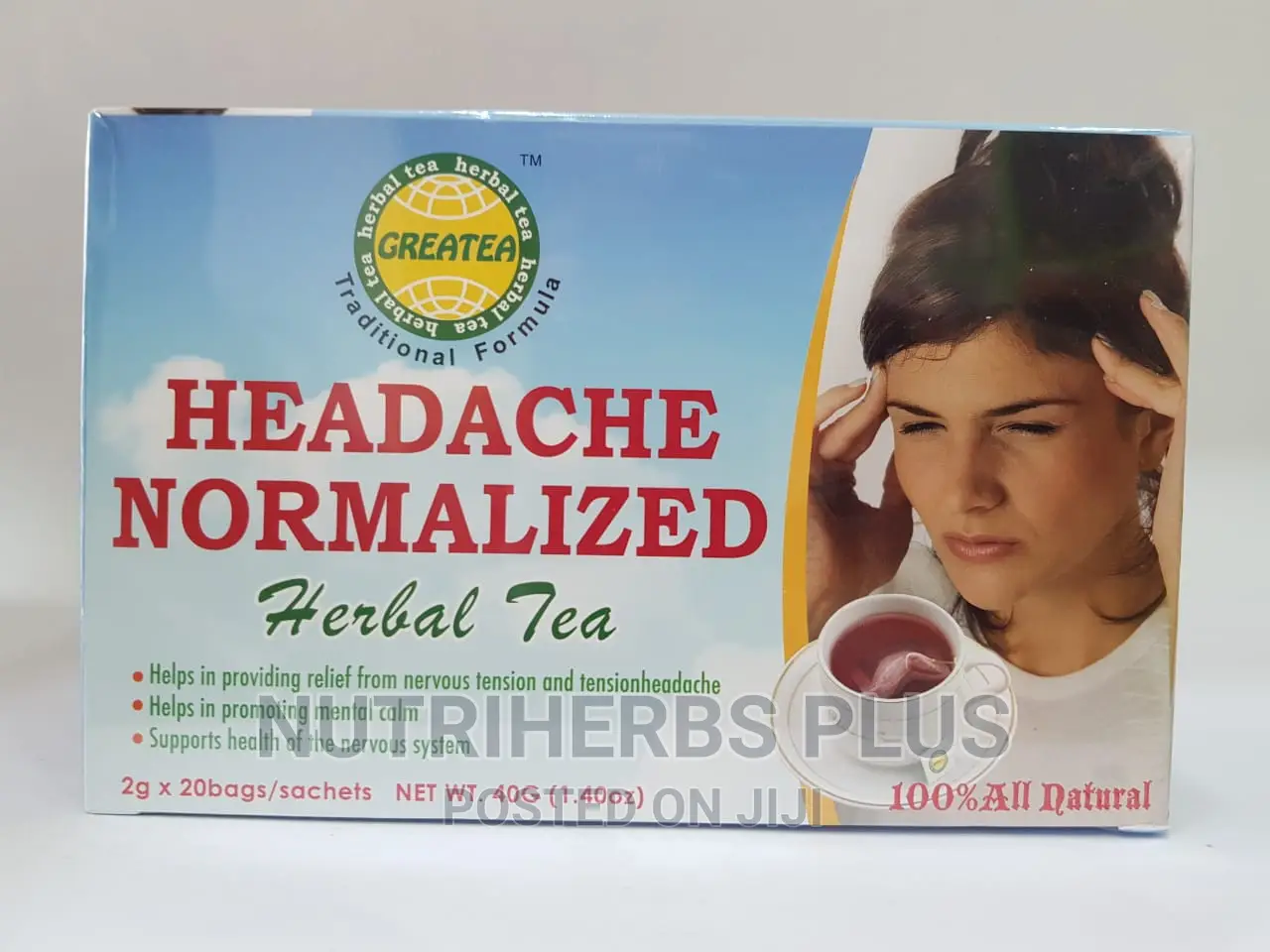 Headache Normalized Herbal Tea Instant Relief From Headaches