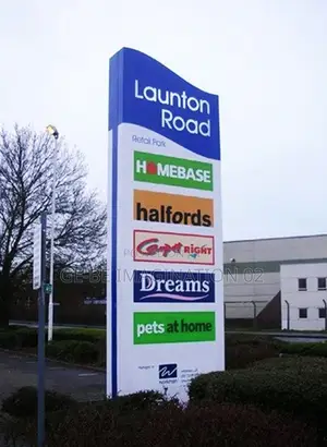 Pylon Sign, All Signage