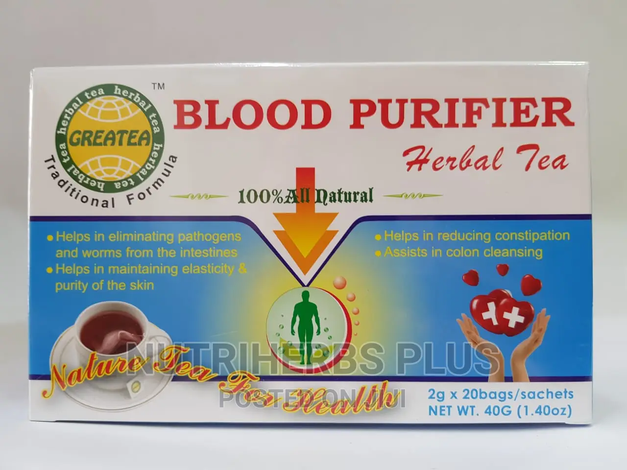 Greatea Blood Purifer Herbal Tea Purifiers Your Blood
