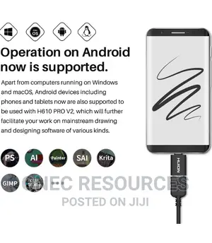 HUION H610PRO V2 Graphic Tablet, Battery-Free