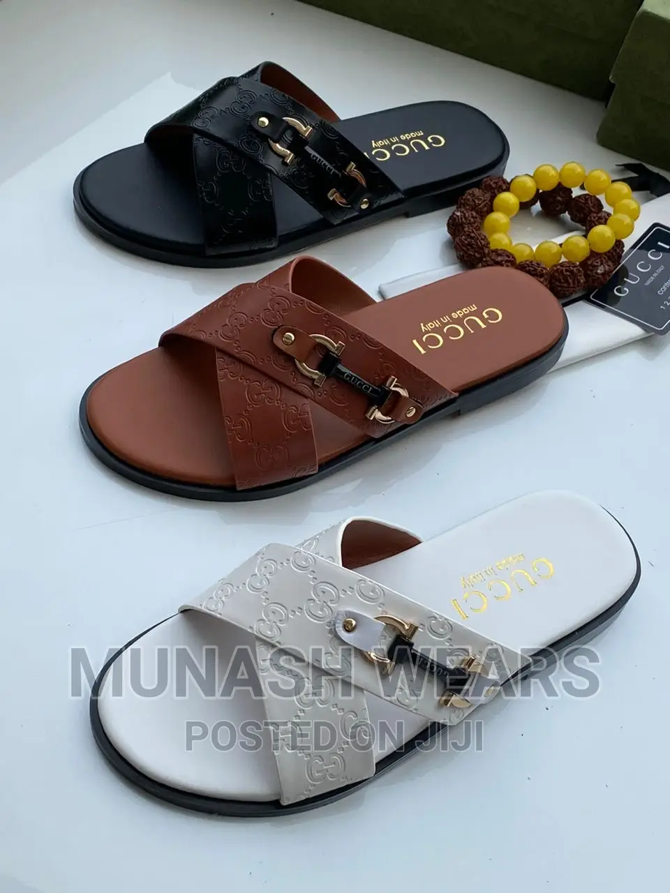 Luxury Leather Slipers Collection for Men