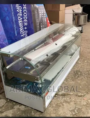 Bain Marie 5 Bowls Up and Down Curved Glass