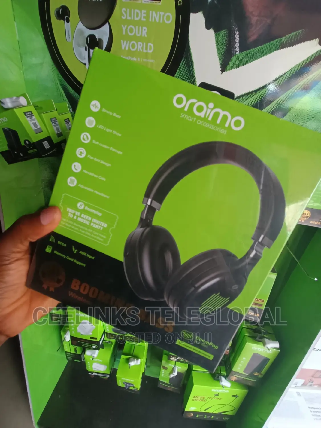 Oraimo Boompop Bluetooth Wireless Headphone