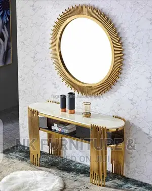 Console Table and Mirror Cabinet