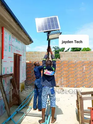 Installation of Solar Flood Lights and Solar Street Light