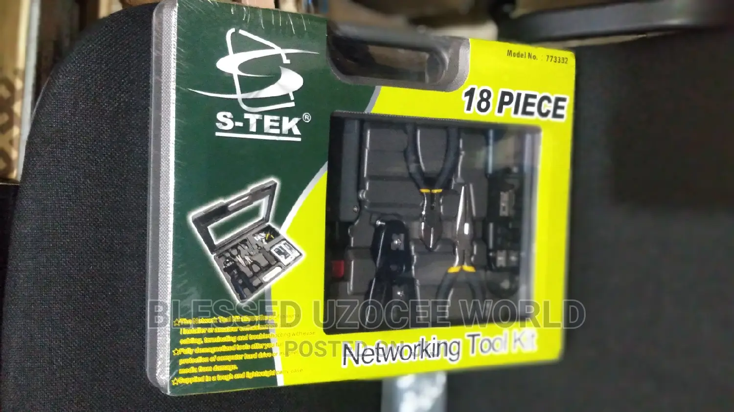 S-Tek 18 Pieces Networking Tools Kit/Set Model -773332