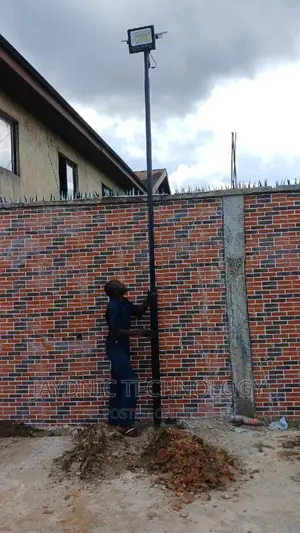 Solar Flood Light Installation