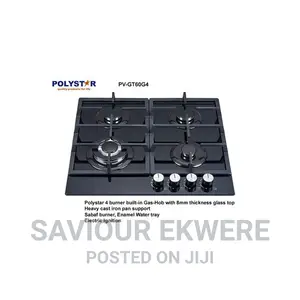 4 Burner in-Built Glass Table Top Gas Hob