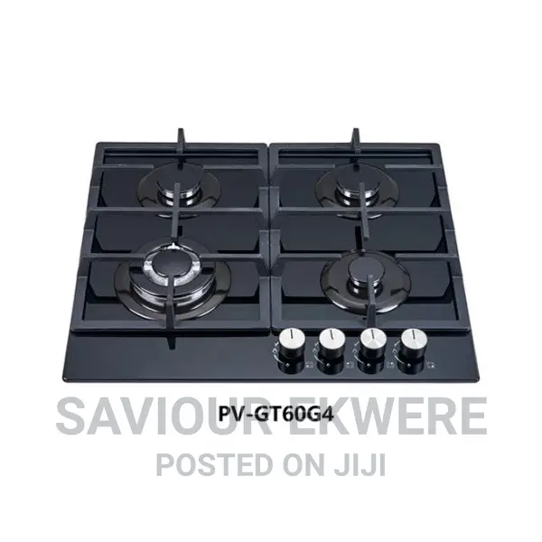 4 Burner in-Built Glass Table Top Gas Hob