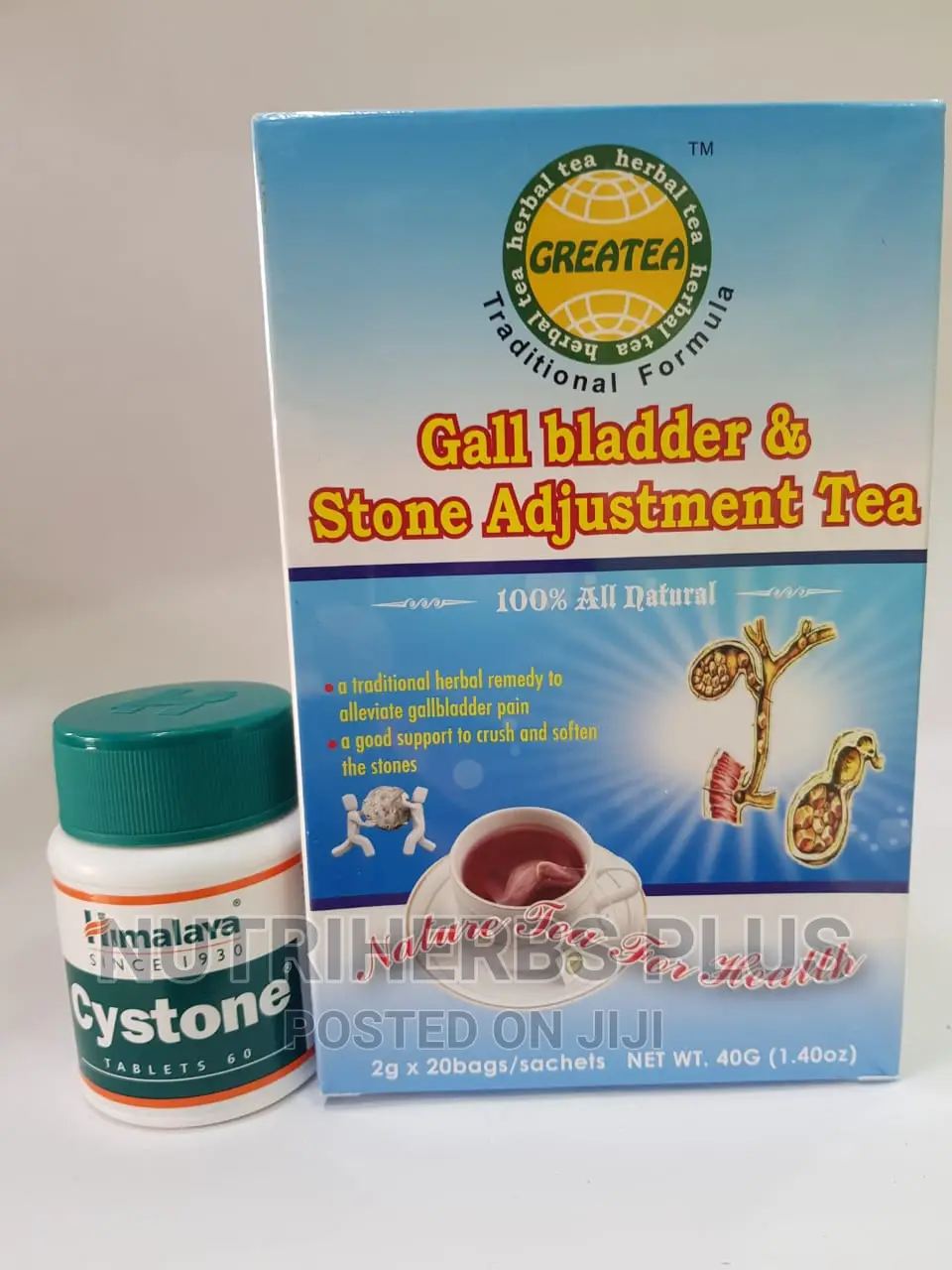 Himalaya Cystone + Gallbladder Stone Removal Tea for Stone