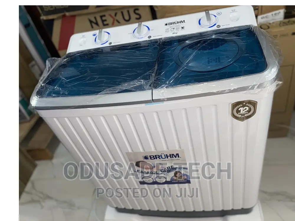 Twin Tube 8kg Bruhm Washing Machine