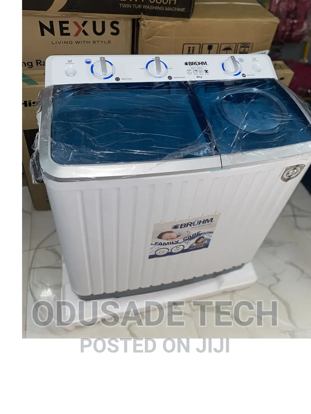 Top Loder 8kg Bruhm Washing Machine