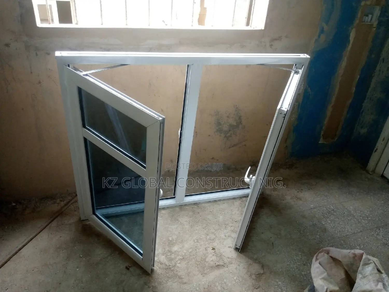 Aluminum Casement Window With Inner Net Only