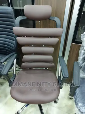 Executive Orthopedic Swivel Leather Chair