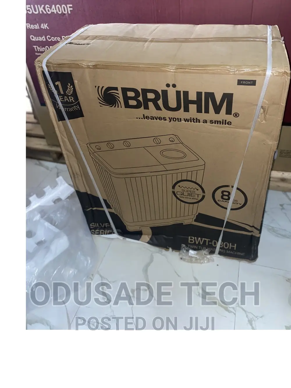 Top Loader Bruhm 8kg Washing Machine