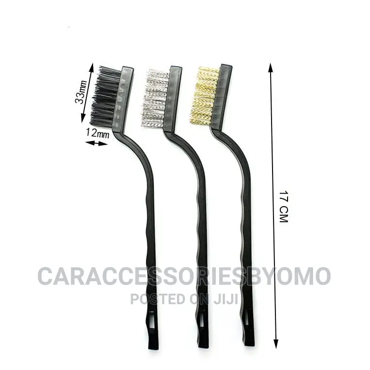 3pcs Mini Wire Brush Cleaner Set