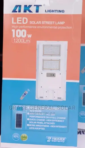 100w AKT Solar Street Light