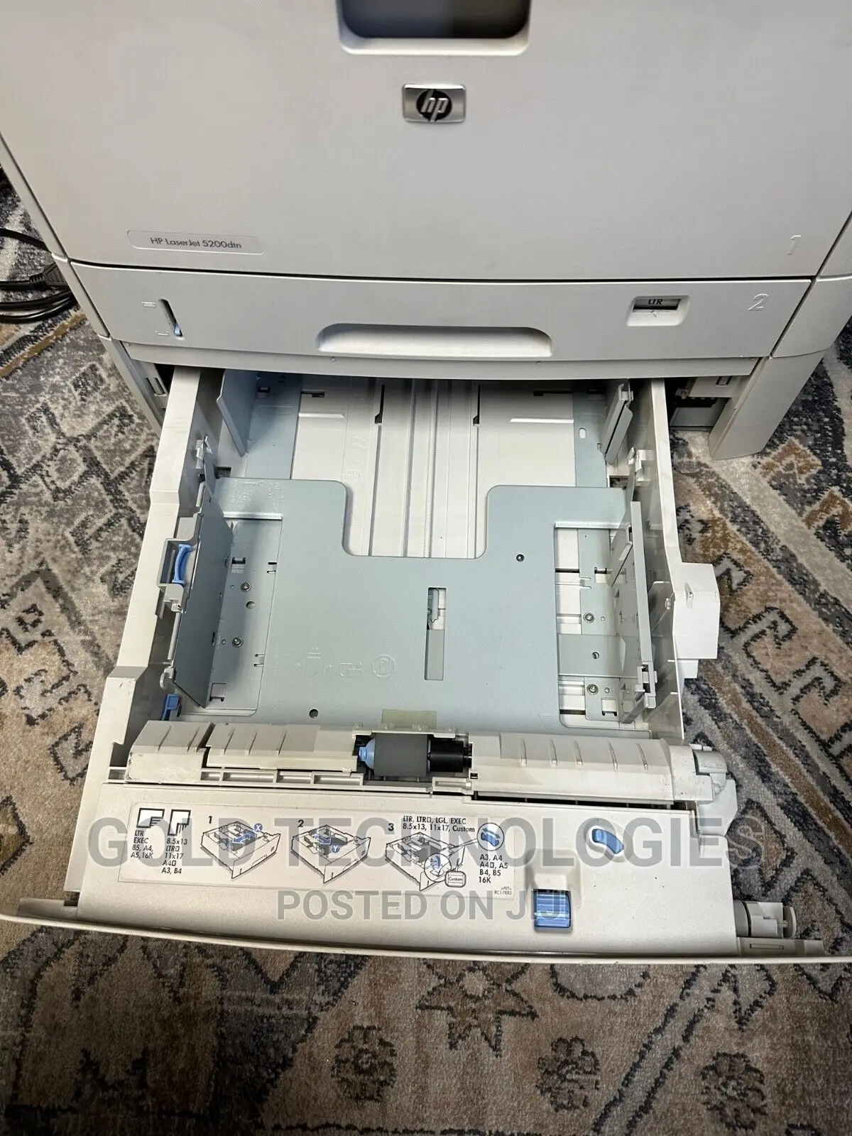 HP 5200 A3 Size Black and White Laserjet Printer in Ikeja Printers