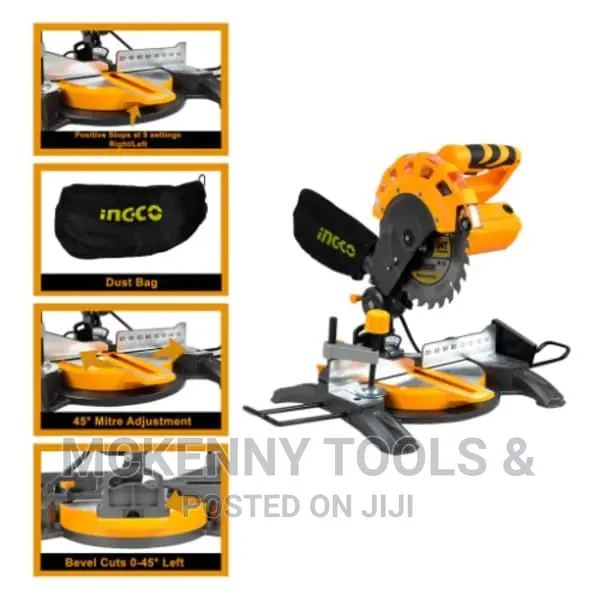 Ingco Mitre Saw - 8-1/4" - 1400W