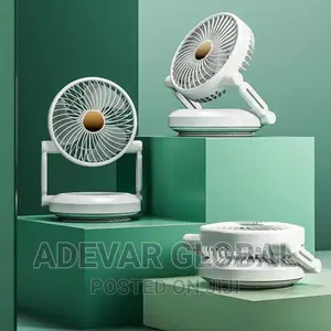 Portable Desktop/Wall Mounted Foldable Fan USB Rechargeable