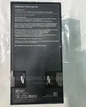 New Samsung Galaxy S20+ 5G 128 GB Black