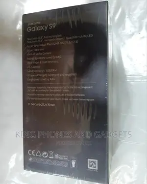 New Samsung Galaxy S9 64 GB Black