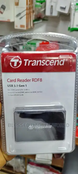 Transcend All in 1 USB 3.1 Gen1 Memory Card Reader RDF8