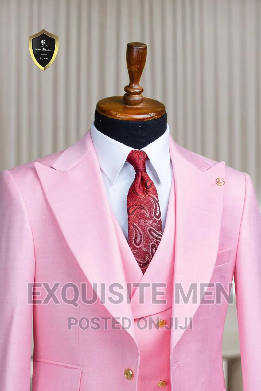 Senzo Rivolli Turkish Bespoke Italian Style Men's Suit