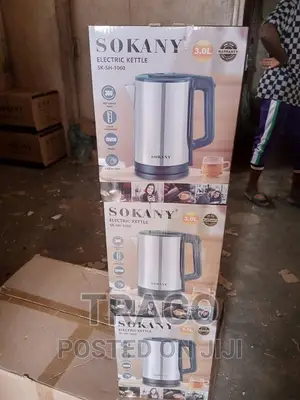 Sokany 3.0L Powerful Fast Heating Electric Jug