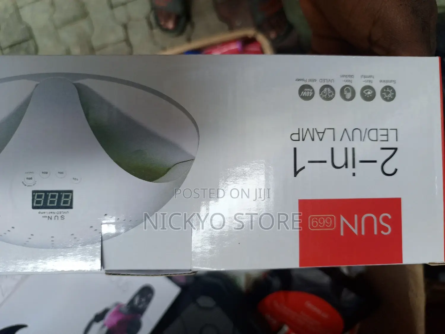 UVLED Lamp for Drying With Both Hands