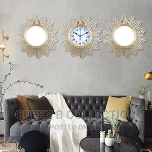 3 in 1 Decorative Wall Clock.