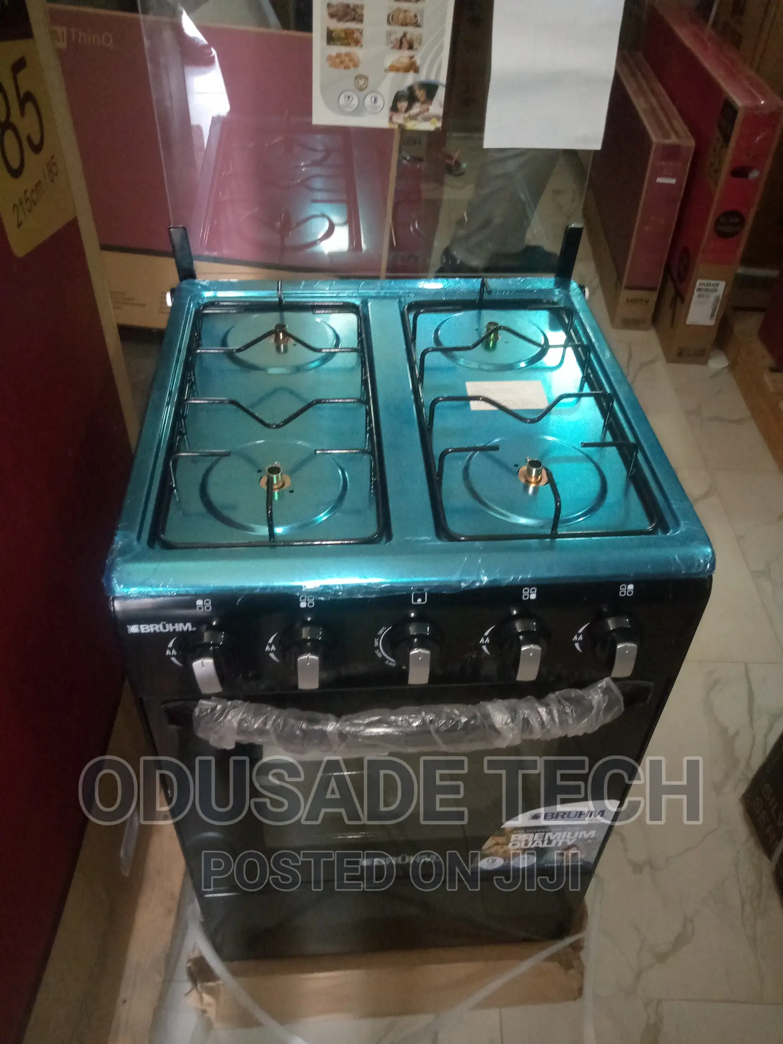 Bruhm 4burner Gas Cooker PLUS Oven
