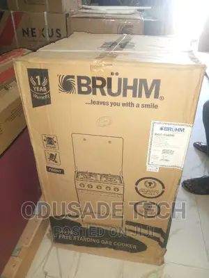 4+0 Bruhm Gas Cooker