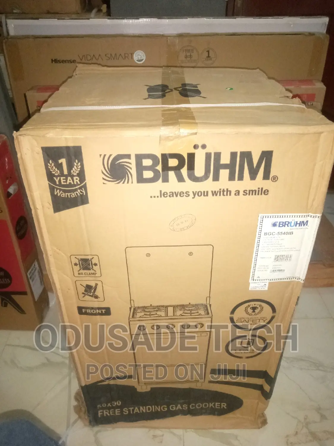 BRUHM GAS COOKER 4 Plus 0