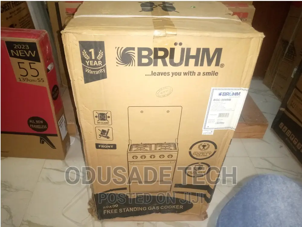 Bruhm Solid 4burner Gas Cooker